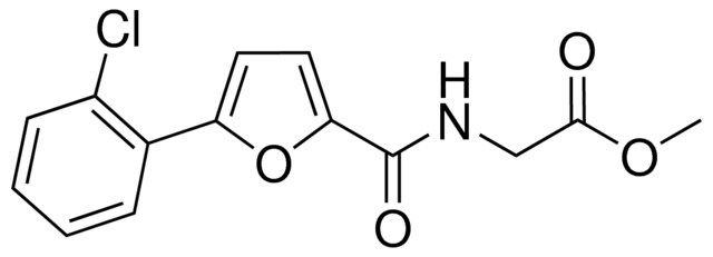 METHYL ((5-(2-CHLOROPHENYL)-2-FUROYL)AMINO)ACETATE