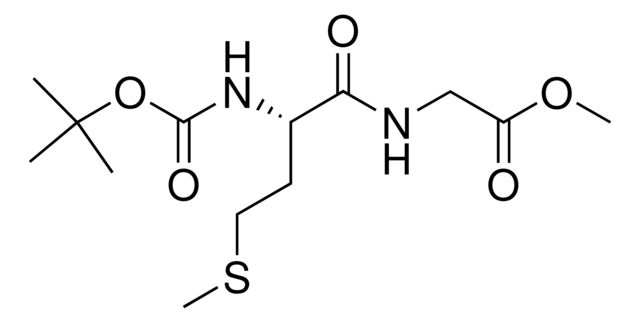 Methyl {[(2S)-2-[(tert-butoxycarbonyl)amino]-4-(methylsulfanyl)butanoyl]amino}acetate