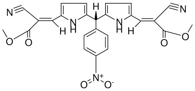 METHYL (2E)-2-CYANO-3-{5-[{5-[(1E)-2-CYANO-3-METHOXY-3-OXO-1-PROPENYL]-1H-PYRROL-2-YL}(4-NITROPHENYL)METHYL]-1H-PYRROL-2-YL}-2-PROPENOATE