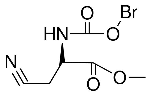 METHYL (2R)-2-{[(BROMOOXY)CARBONYL]AMINO}-3-CYANOPROPANOATE