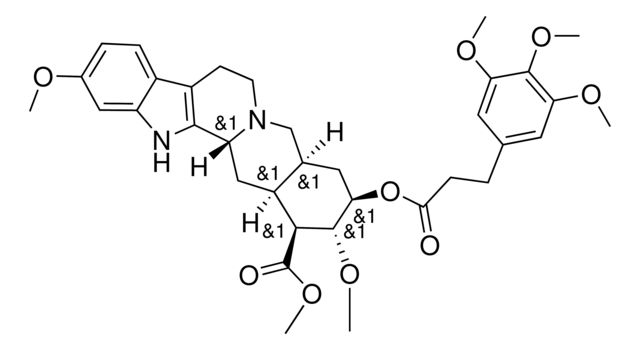 Methyl (3β,16β,17α,18β,20β)-11,17-dimethoxy-18-{[3-(3,4,5-trimethoxyphenyl)propanoyl]oxy}yohimban-16-carboxylate