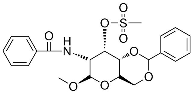 METHYL 2-(BENZOYLAMINO)-4,6-O-BENZYLIDENE-2-DEOXY-3-O-(METHYLSULFONYL)-BETA-D-ALLOPYRANOSIDE