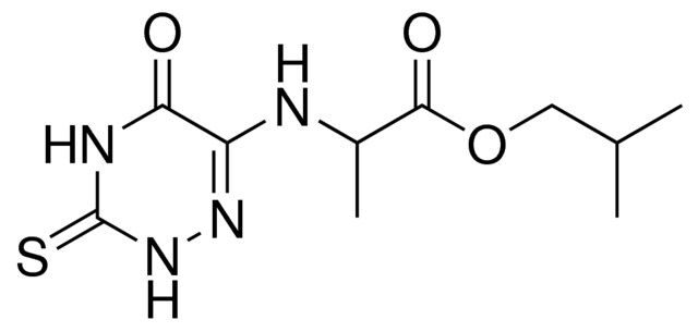 ISOBUTYL 2-[(5-OXO-3-THIOXO-2,3,4,5-TETRAHYDRO-1,2,4-TRIAZIN-6-YL)AMINO]PROPANOATE