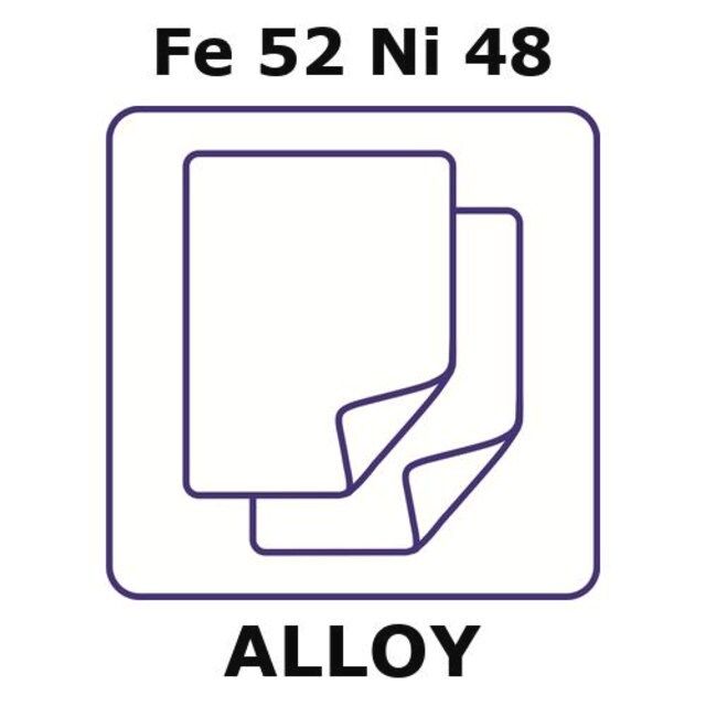 Iron-Nickel alloy, Fe52Ni48