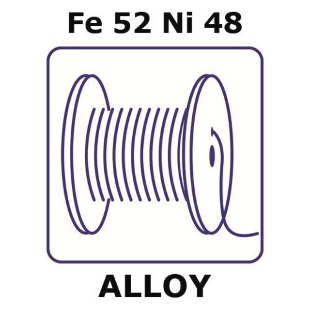 Iron-Nickel alloy, Fe52Ni48