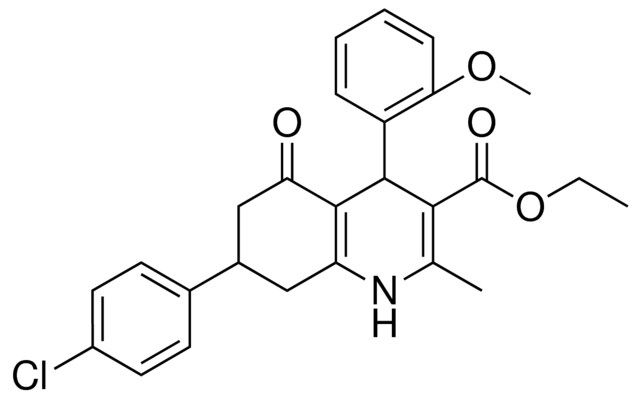 ETHYL 7-(4-CHLOROPHENYL)-4-(2-METHOXYPHENYL)-2-METHYL-5-OXO-1,4,5,6,7,8-HEXAHYDRO-3-QUINOLINECARBOXYLATE