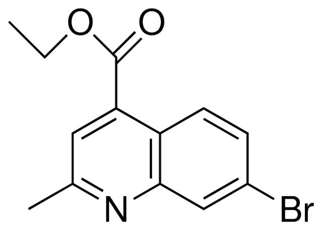 ETHYL 7-BROMO-2-METHYLQUINOLINE-4-CARBOXYLATE