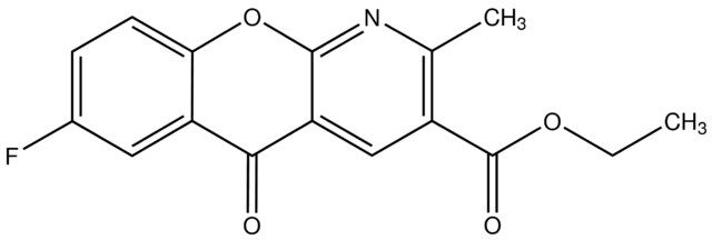 Ethyl 7-fluoro-2-methyl-5-oxo-5H-[1]benzopyrano[2,3-b]pyridine-3-carboxylate