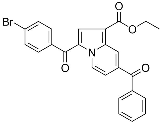 ETHYL 7-BENZOYL-3-(4-BROMOBENZOYL)-1-INDOLIZINECARBOXYLATE