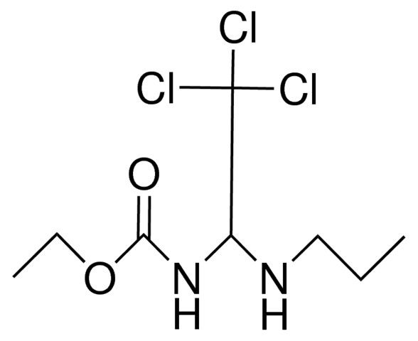 ETHYL N-(1-(PROPYLAMINO)-2,2,2-TRICHLOROETHYL)CARBAMATE