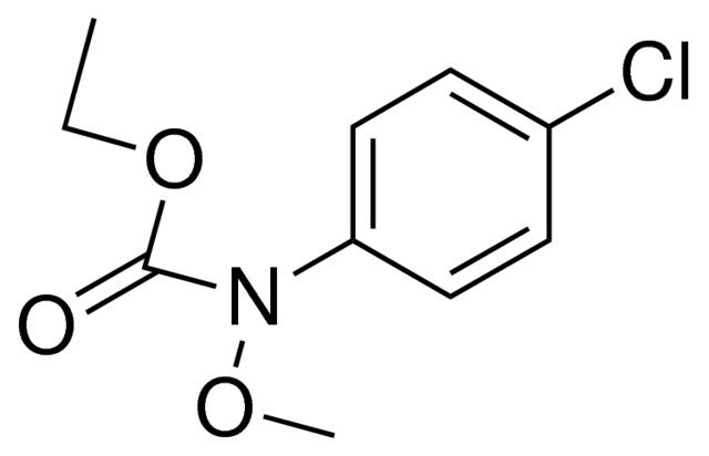 ETHYL N-(4-CHLOROPHENYL)-N-METHOXYCARBAMATE