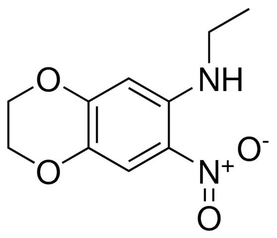ETHYL-(7-NITRO-2,3-DIHYDRO-BENZO(1,4)DIOXIN-6-YL)-AMINE