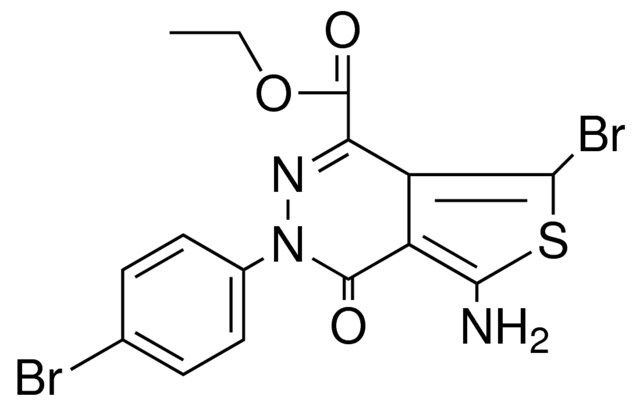 ETHYL 5-AMINO-7-BROMO-3-(4-BROMOPHENYL)-4-OXO-3,4-DIHYDROTHIENO[3,4-D]PYRIDAZINE-1-CARBOXYLATE
