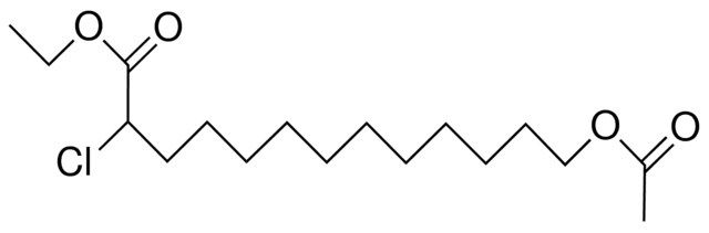 ETHYL 13-ACETOXY-2-CHLOROTRIDECANOATE