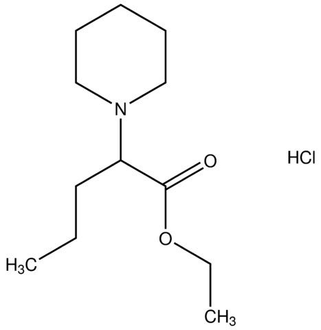 ethyl 2-(1-piperidinyl)pentanoate hydrochloride