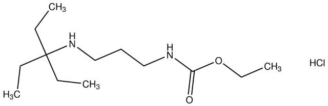 ethyl 3-[(1,1-diethylpropyl)amino]propylcarbamate hydrochloride