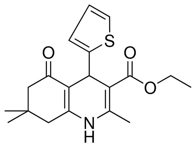 ETHYL 2,7,7-TRIMETHYL-5-OXO-4-(2-THIENYL)-1,4,5,6,7,8-HEXAHYDRO-3-QUINOLINECARBOXYLATE