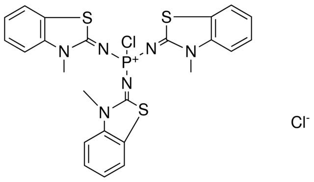CHLORO{TRIS[(3-METHYL-1,3-BENZOTHIAZOL-2(3H)-YLIDENE)AMINO]}PHOSPHONIUM CHLORIDE