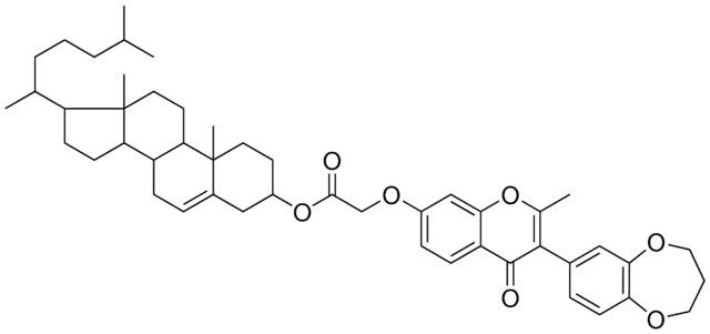 CHOLEST-5-EN-3-YL {[3-(3,4-DIHYDRO-2H-1,5-BENZODIOXEPIN-7-YL)-2-METHYL-4-OXO-4H-CHROMEN-7-YL]OXY}ACETATE