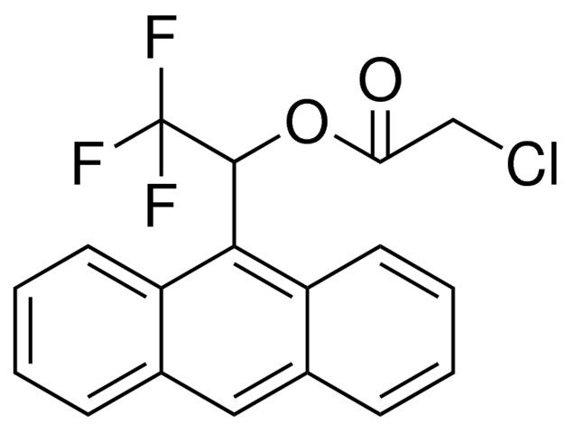 CHLORO-ACETIC ACID 1-ANTHRACEN-9-YL-2,2,2-TRIFLUORO-ETHYL ESTER