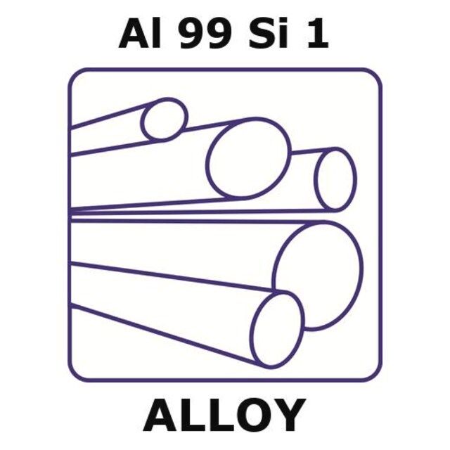 Aluminum-silicon alloy, Al99Si1