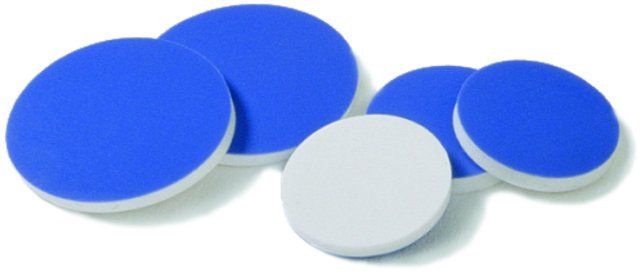 Septa, Blue PTFE/white silicone, pkg/100