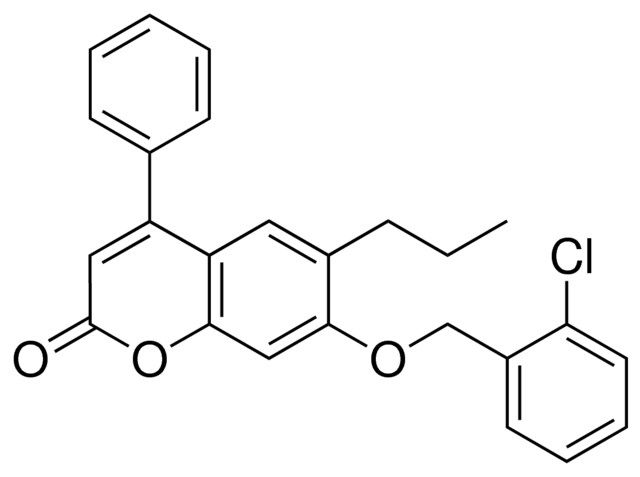 7-(2-CHLORO-BENZYLOXY)-4-PHENYL-6-PROPYL-CHROMEN-2-ONE