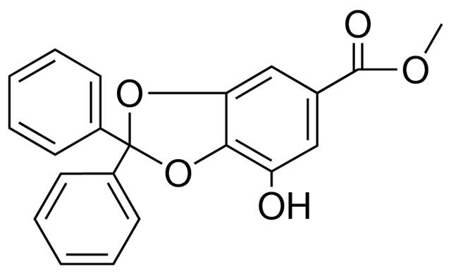 7-HYDROXY-2,2-DIPHENYL-BENZO(1,3)DIOXOLE-5-CARBOXYLIC ACID METHYL ESTER