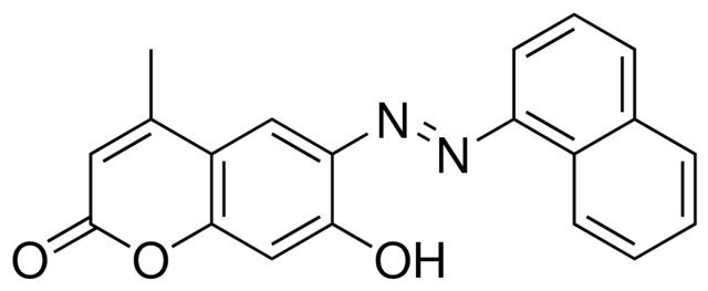 7-HYDROXY-4-METHYL-6-(NAPHTHALEN-1-YLAZO)-CHROMEN-2-ONE
