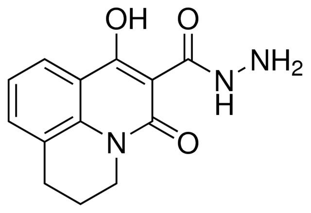 7-HYDROXY-5-OXO-2,3-DIHYDRO-1H,5H-PYRIDO(3,2,1-IJ)QUINOLINE-6-CARBOHYDRAZIDE