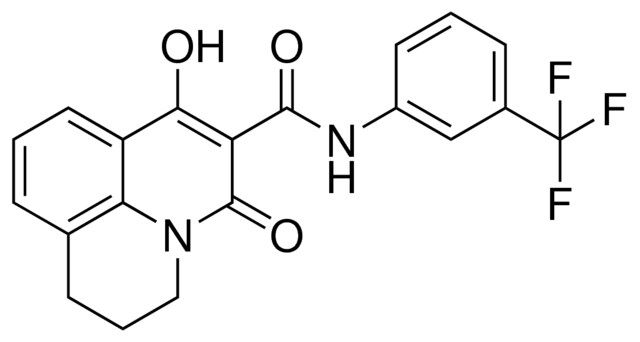 7-HYDROXY-5-OXO-N-[3-(TRIFLUOROMETHYL)PHENYL]-2,3-DIHYDRO-1H,5H-PYRIDO[3,2,1-IJ]QUINOLINE-6-CARBOXAMIDE