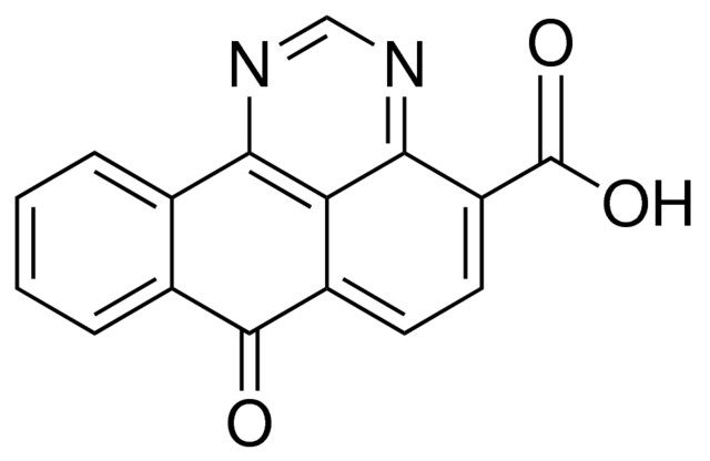 7-OXO-7H-BENZO(E)PERIMIDINE-4-CARBOXYLIC ACID