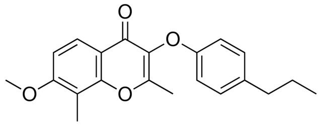 7-METHOXY-2,8-DIMETHYL-3-(4-PROPYL-PHENOXY)-CHROMEN-4-ONE