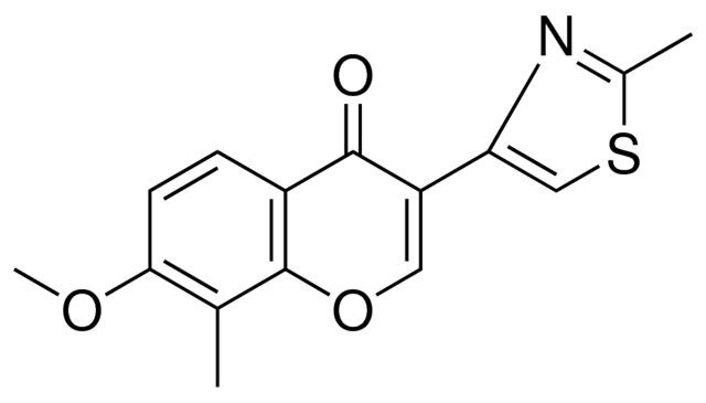 7-METHOXY-8-METHYL-3-(2-METHYL-THIAZOL-4-YL)-CHROMEN-4-ONE