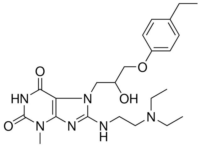 8-{[2-(DIETHYLAMINO)ETHYL]AMINO}-7-[3-(4-ETHYLPHENOXY)-2-HYDROXYPROPYL]-3-METHYL-3,7-DIHYDRO-1H-PURINE-2,6-DIONE