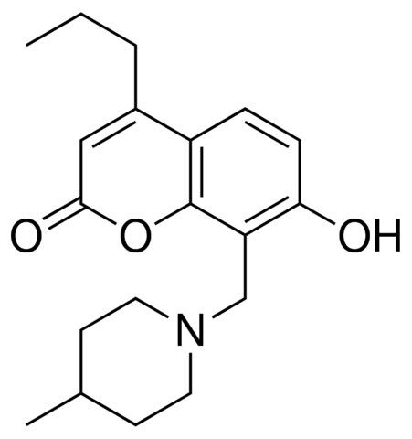 7-HYDROXY-8-(4-METHYL-PIPERIDIN-1-YLMETHYL)-4-PROPYL-CHROMEN-2-ONE