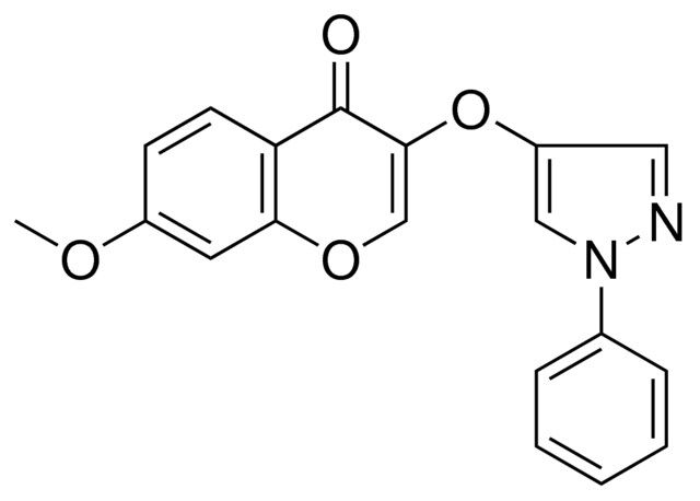 7-METHOXY-3-((1-PHENYL-1H-PYRAZOL-4-YL)OXY)-4H-CHROMEN-4-ONE