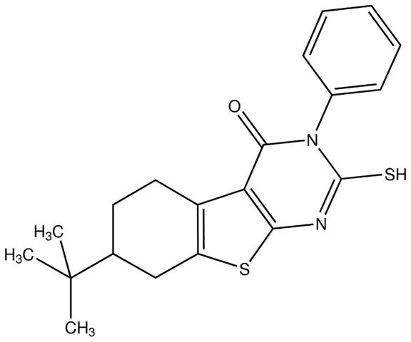 7-<i>tert</i>-Butyl-3-phenyl-2-sulfanyl-5<i>H</i>,6<i>H</i>,7<i>H</i>,8<i>H</i>-pyrimido[4,5-<i>b</i>]benzothiophen-4-one