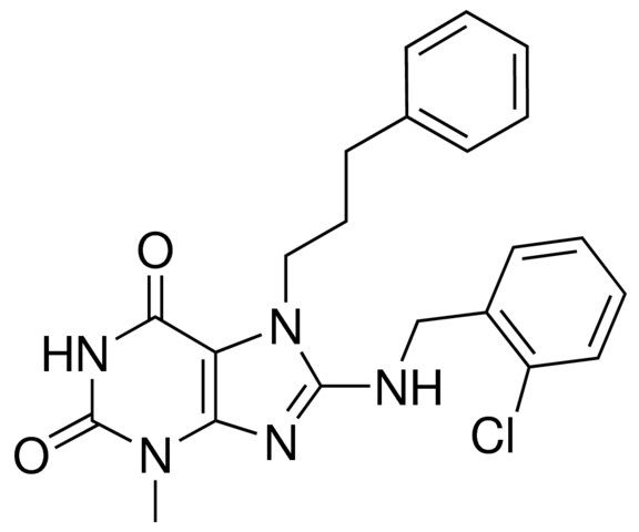 8-[(2-CHLOROBENZYL)AMINO]-3-METHYL-7-(3-PHENYLPROPYL)-3,7-DIHYDRO-1H-PURINE-2,6-DIONE