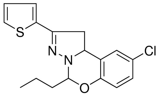 8-CL-4-PR-2-THIOPHEN-2-YL-1,9B-DIHYDRO-5-OXA-3,3A-DIAZA-CYCLOPENTA(A)NAPHTHALENE