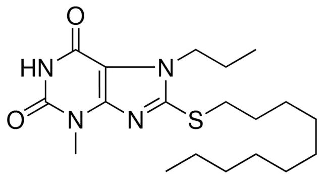 8-DECYLSULFANYL-3-METHYL-7-PROPYL-3,7-DIHYDRO-PURINE-2,6-DIONE