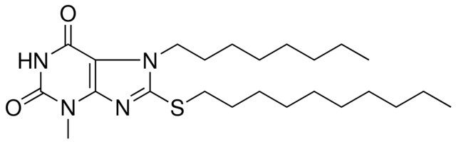 8-DECYLSULFANYL-3-METHYL-7-OCTYL-3,7-DIHYDRO-PURINE-2,6-DIONE