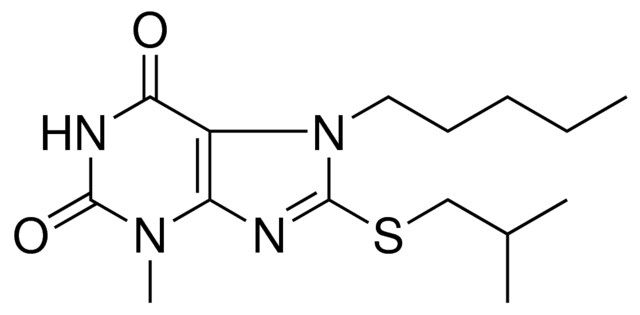 8-ISOBUTYLSULFANYL-3-METHYL-7-PENTYL-3,7-DIHYDRO-PURINE-2,6-DIONE