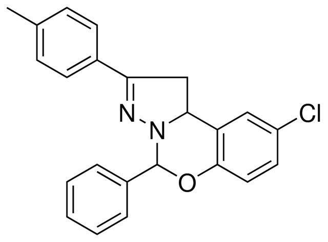 8-CL-4-PHENYL-2-P-TOLYL-1,9B-DIHYDRO-5-OXA-3,3A-DIAZA-CYCLOPENTA(A)NAPHTHALENE