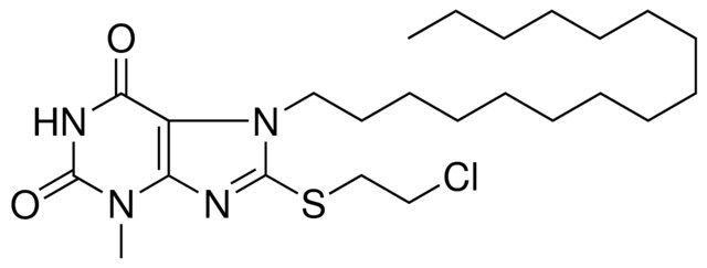 8-(2-CHLORO-ETHYLSULFANYL)-7-HEXADECYL-3-METHYL-3,7-DIHYDRO-PURINE-2,6-DIONE