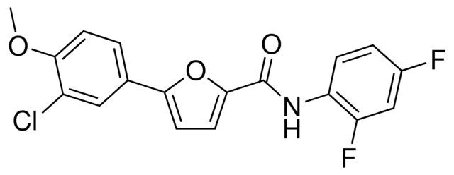 5-(3-CHLORO-4-METHOXYPHENYL)-N-(2,4-DIFLUOROPHENYL)-2-FURAMIDE