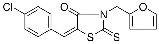 5-(4-CHLORO-BENZYLIDENE)-3-FURAN-2-YLMETHYL-2-THIOXO-THIAZOLIDIN-4-ONE