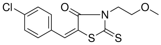 5-(4-CHLORO-BENZYLIDENE)-3-(2-METHOXY-ETHYL)-2-THIOXO-THIAZOLIDIN-4-ONE