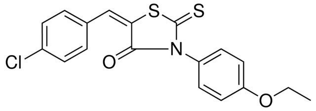 5-(4-CHLORO-BENZYLIDENE)-3-(4-ETHOXY-PHENYL)-2-THIOXO-THIAZOLIDIN-4-ONE