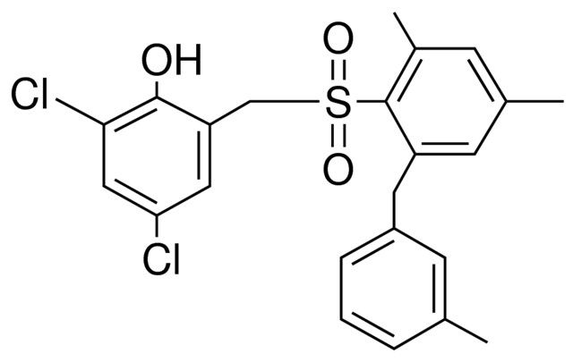 4,6-DICHLORO-ALPHA-(2,4-DIMETHYL-6-(3-METHYLBENZYL)PHENYLSULFONYL)-O-CRESOL